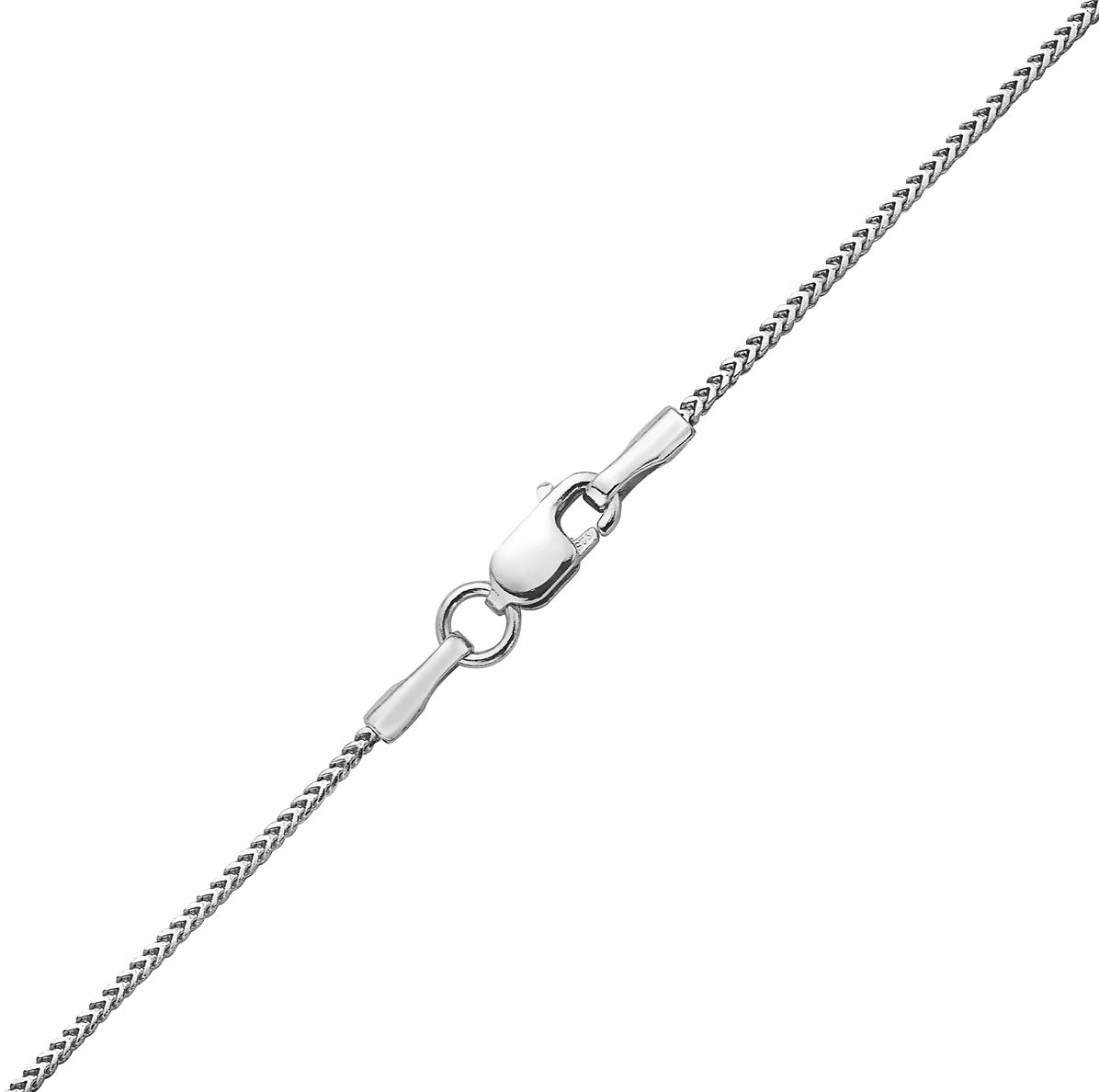 Pure .925 Sterling Silver Franco Chain 1MM Choker Stacking Necklace - 5 Lengths