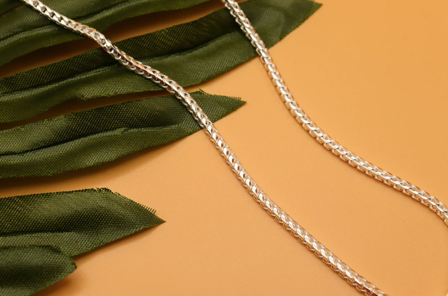 Pure .925 Sterling Silver Franco Chain 2MM Choker Stacking Necklace - 5 Lengths