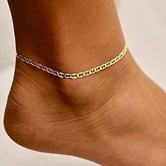 14K Mariner Anklet Gold plated