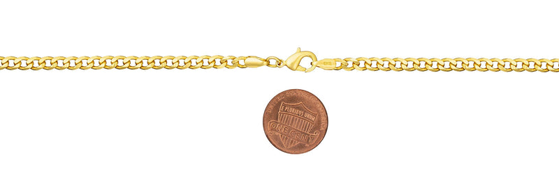 18K Gold Plated 5mm Cuban Link Necklace